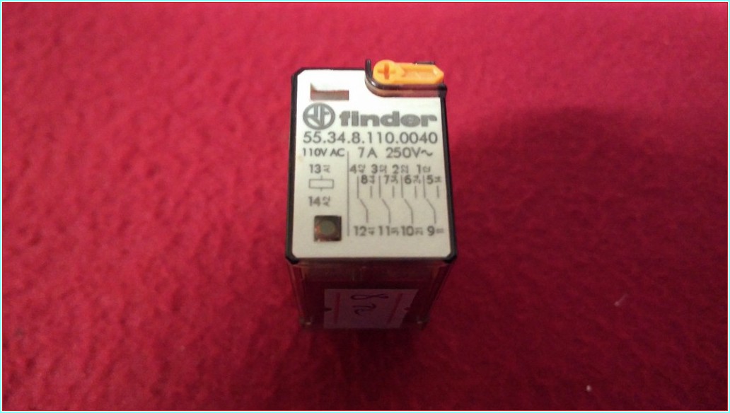 FİNDER 55.34.8.110.0040 110VAC 7A 250V 4 KONTAKLI MİNİ RÖLE