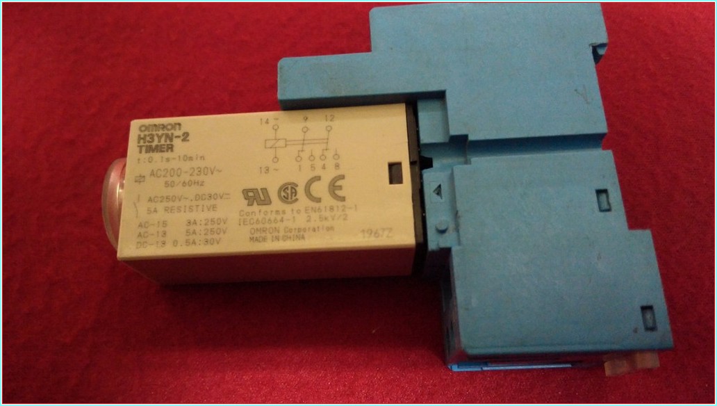 OMRON H3YN-2 24VDC 0,1S-10MİN 28X22X57 ÇOK FONKSİYONLU ZAMAN RÖLESİ