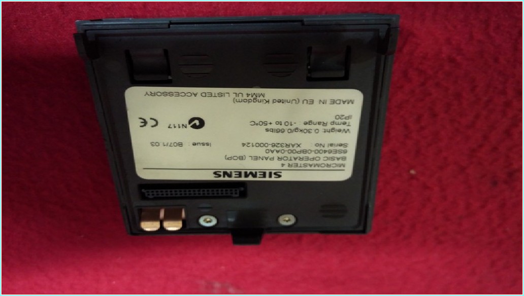 SIEMENS 6SE6400-0BP00-0AA0 MICROMASTER 4 (BOP) KEYPAD