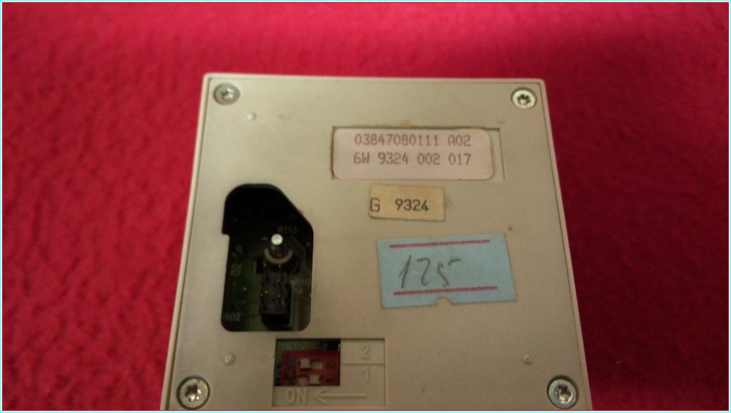 TELEMECANİQUE 6W 9324 002 017 03847080111 A02 SQUARE D KEYPAD