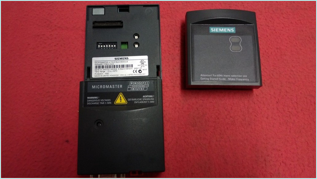 SIEMENS 6SE6400-1PB00-0AA0 1790L220A B02/1,03 MICROMASTER PROFIBUS İLETİŞİM MODÜLÜ
