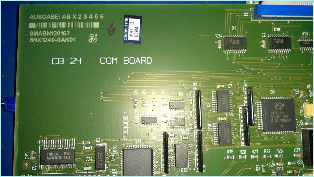 SIEMENS 6RX1240-0AK01 SIMOREG İLETİŞİM VE HABERLEŞME MODÜLÜ