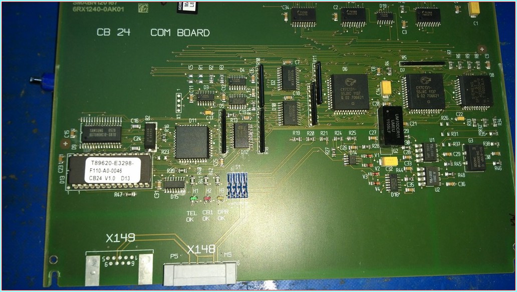 SIEMENS 6RX1240-0AK01 SIMOREG İLETİŞİM VE HABERLEŞME MODÜLÜ