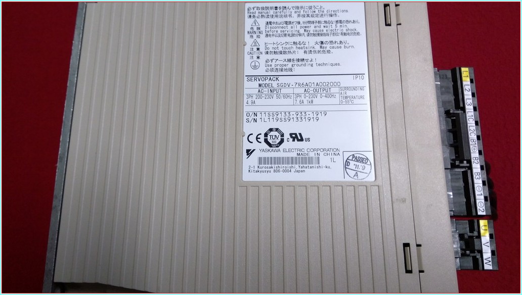 SGDV-7R6A01A002000 YASKAWA