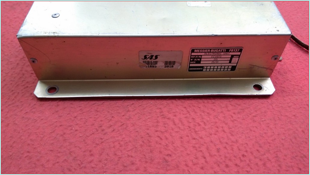 MESSIER BUGATTI F6137 ELECTRONIC UNIT ECU073 SERVO SÜRÜCÜ