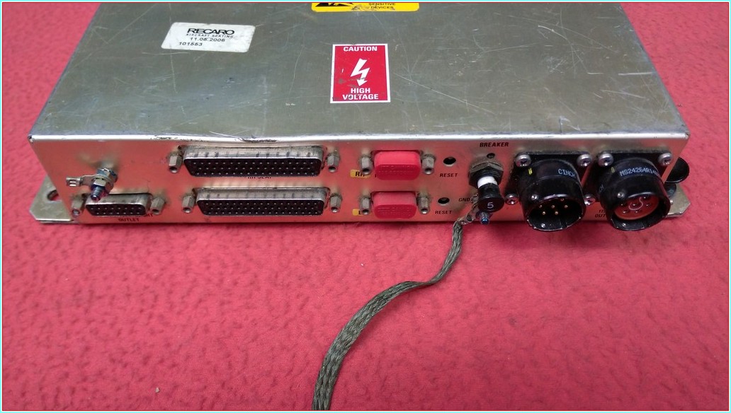 MESSIER BUGATTI F6137 ELECTRONIC UNIT ECU073 SERVO SÜRÜCÜ