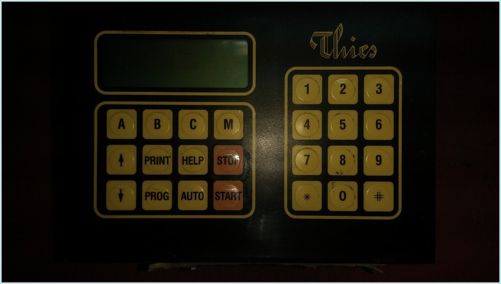 PLEİGER-ELEKTRONİK  THİES 5810 WİTTEN 3 T50 A2 003 KONTROL PANELİ