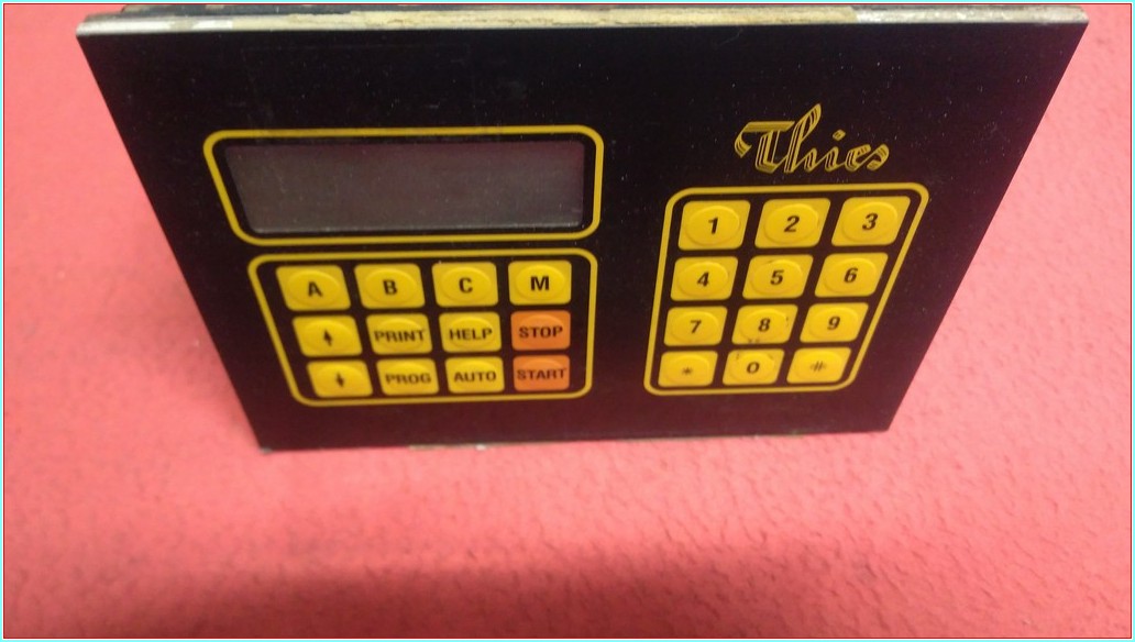 PLEİGER-ELEKTRONİK  THİES 5810 WİTTEN 3 T50 A2 003 KONTROL PANELİ