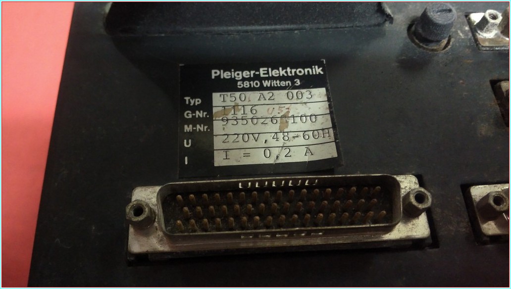 PLEİGER-ELEKTRONİK  THİES 5810 WİTTEN 3 T50 A2 003 KONTROL PANELİ