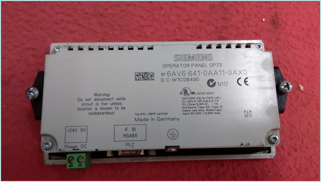 SIEMENS 6AV6 641-0AA11-0AX0 6AV6641-0AA11-0AX0 MADE İN GERMANY OPERATÖR PANEL