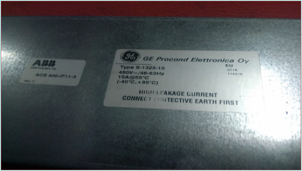 ABB ACS 400-IF11-3 15A SIFIR GÜÇ HATTI FİLTRESİ