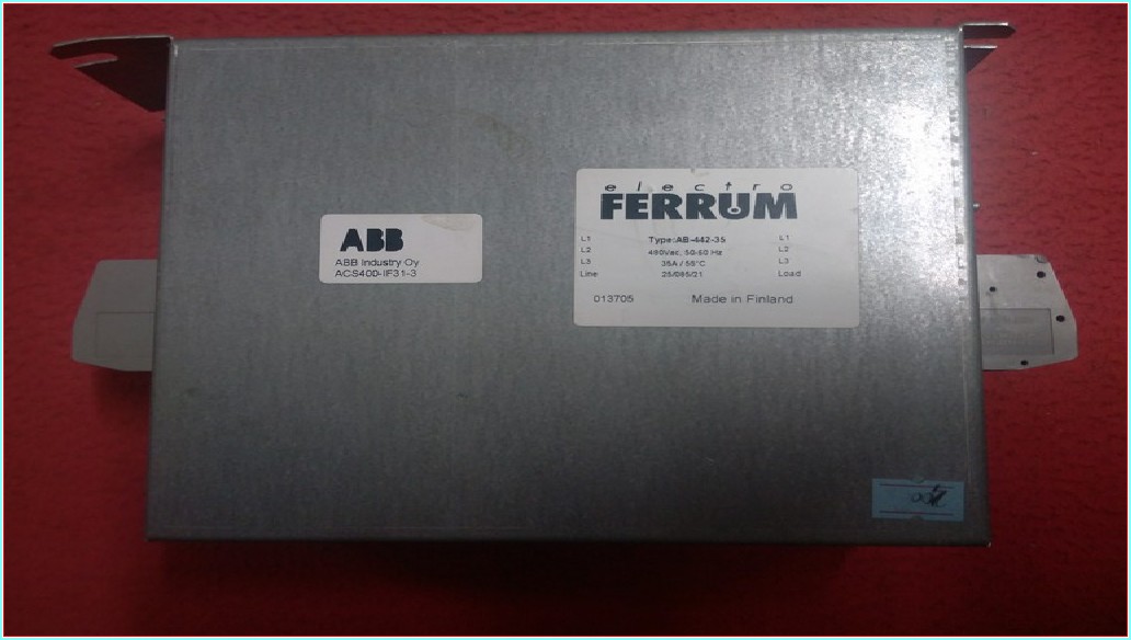 ABB ACS400-IF31-3 35A SIFIR GÜÇ HATTI FİLTRESİ