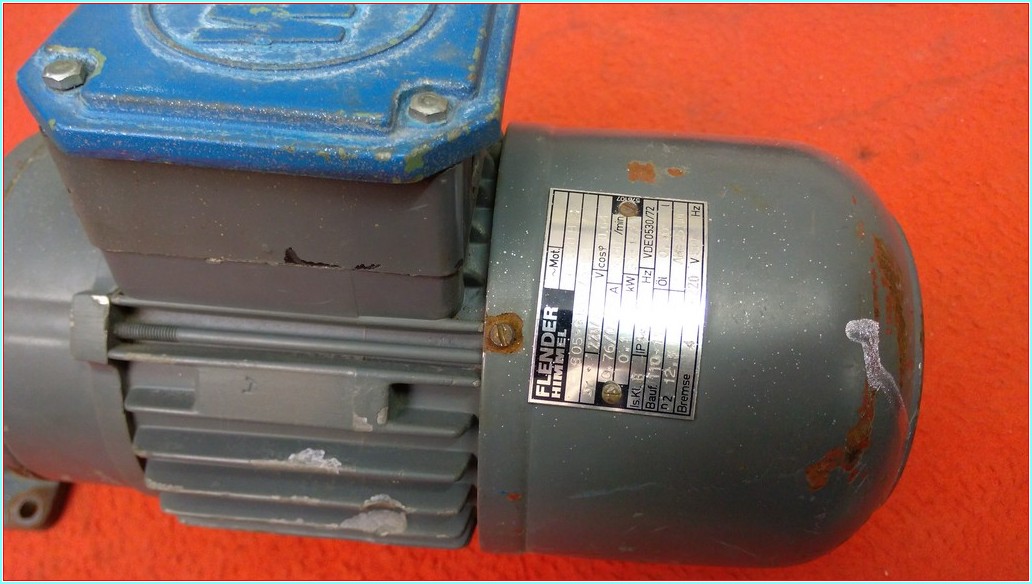 FLENDER HIMMEL S 05-G63 M6-L4 REDİKTÖRLÜ FRENLİ 0,1KW ASENKRON MOTOR