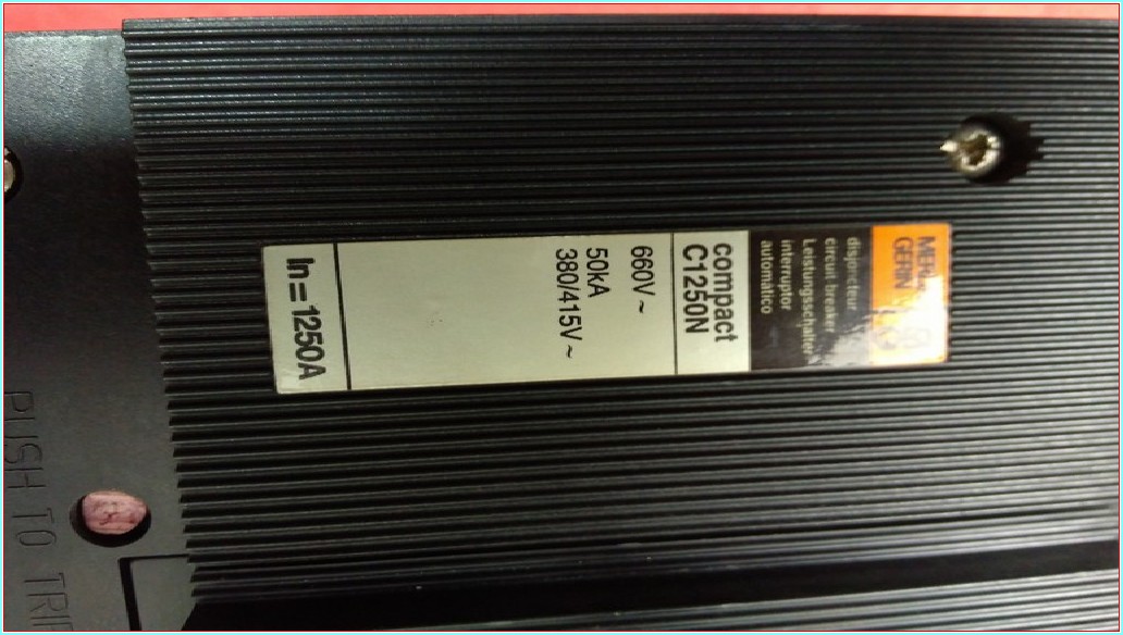 MERLİN GERİN COMPACT C1250N 1250A TMŞ DEVRE KESİCİ 1250 A ŞALTER