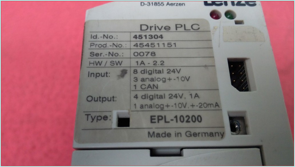 LENZE EPL-10200 EPL-10200-XX EPZ 10202 EPZ10202 451304 468802