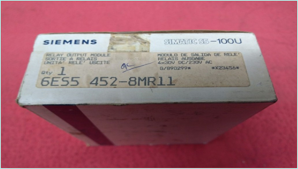 SIEMENS 6ES5 452-8MR11 SIMATIC S5-100U SIFIR KUTULU PLC