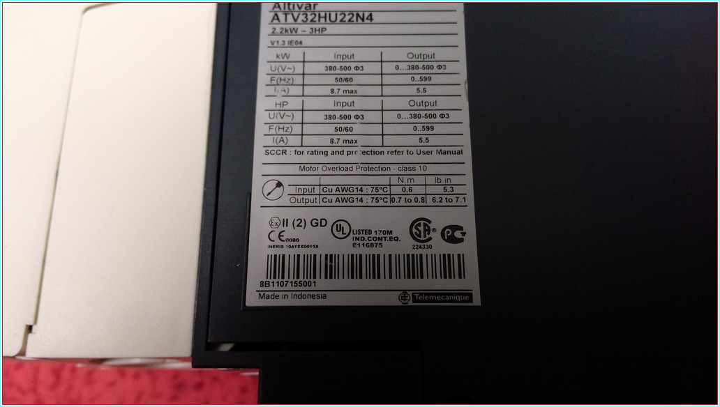 SCHNEİDER ATV32HU22N4 ATV32HU15N4 ATV32HU11N4 ATV32H075N4 2,2KW 3HP SÜRÜCÜ