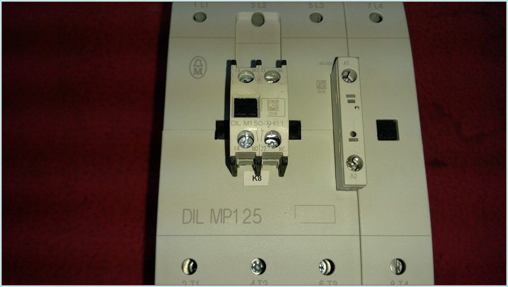 MOELLER DIL MP125 125A 125A SIFIR 4 KUTUPLU KONTAKTÖR