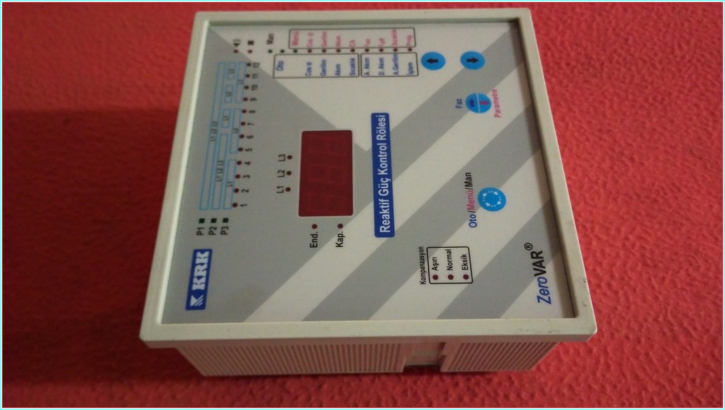 KRK ZEROVAR REAKTİF GÜÇ KONTROL RÖLESİ