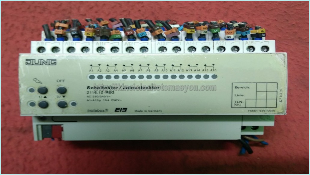 JUNG SCHALTAKTOR JALOUSİEAKTOR 2116.10 REG MODÜL