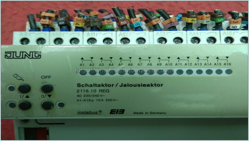 JUNG SCHALTAKTOR JALOUSİEAKTOR 2116.10 REG MODÜL