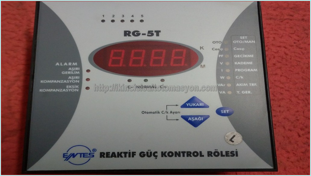 ENTES RG-5T REAKTİF GÜÇ KONTROL RÖLESİ