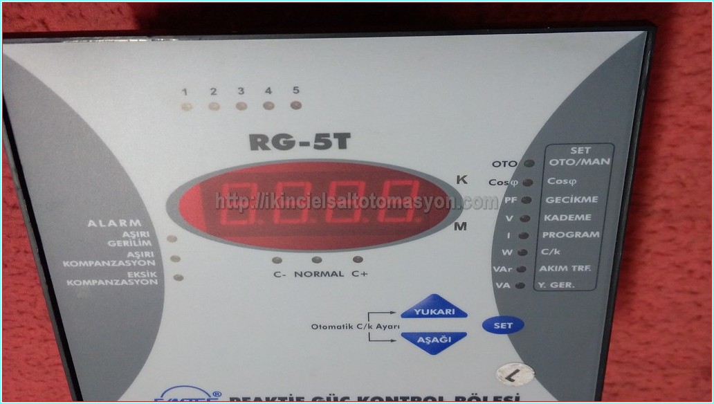 ENTES RG-5T REAKTİF GÜÇ KONTROL RÖLESİ