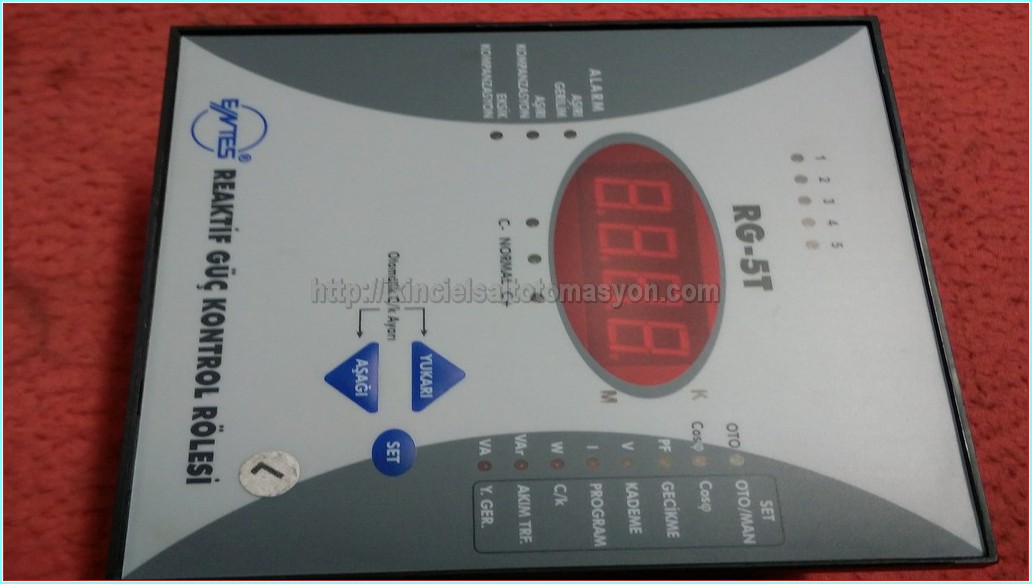 ENTES RG-5T REAKTİF GÜÇ KONTROL RÖLESİ