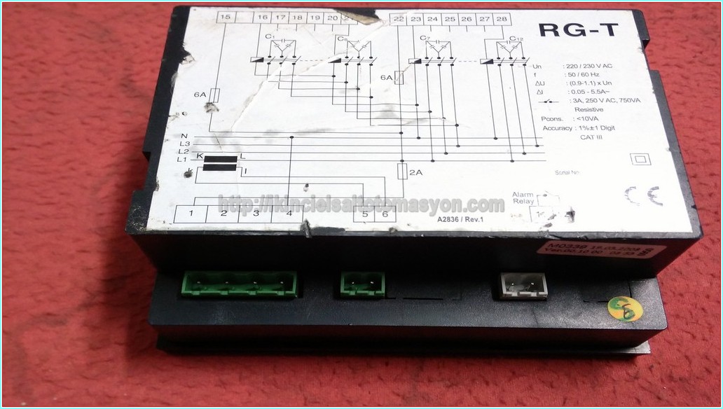 ENTES RG-5T REAKTİF GÜÇ KONTROL RÖLESİ