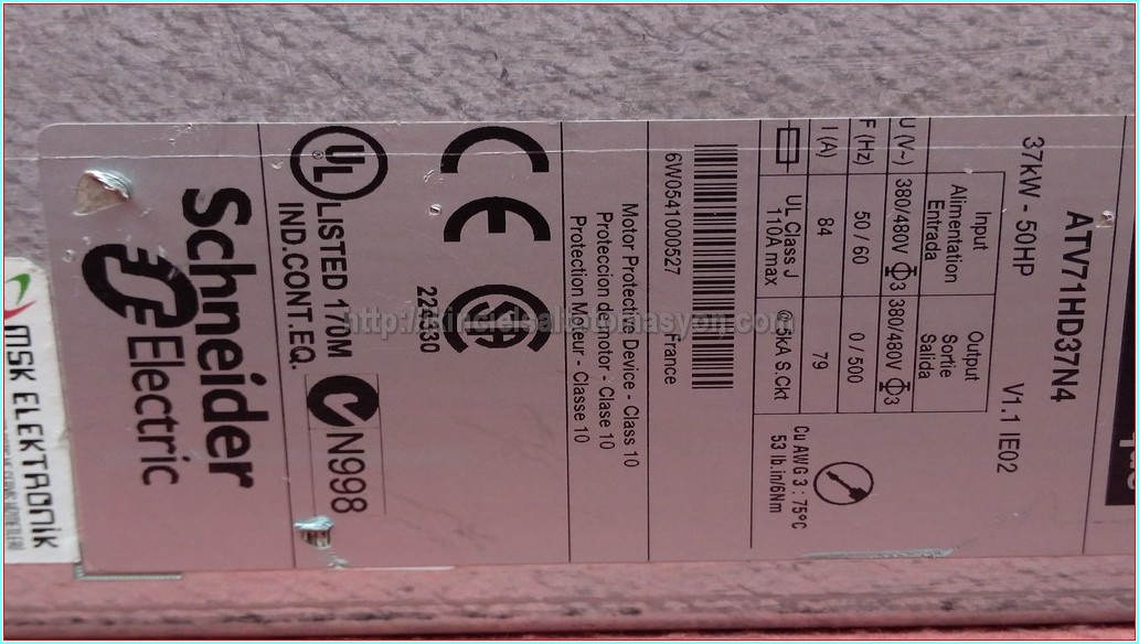 TELEMECANİQUE ATV71HD37N4 ATV71HD37N4Z ATV71 37 KW 50 HP ALTİVAR 71 SÜRÜCÜ