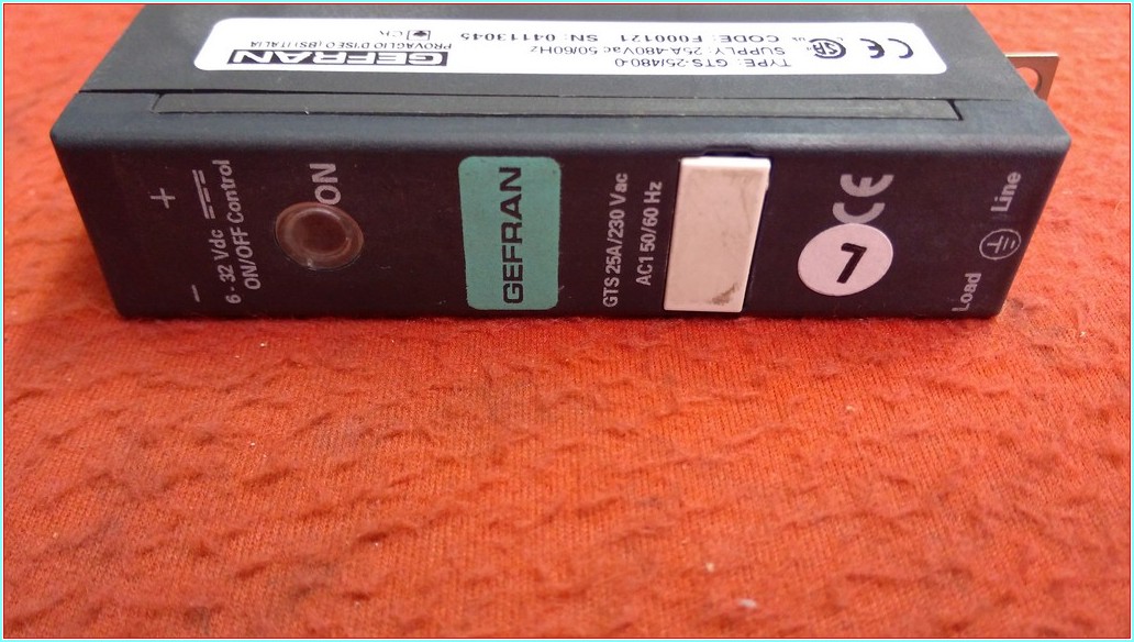 GEFRAN GTS-25/480-0 F000121 25A KATI HAL RÖLESİ