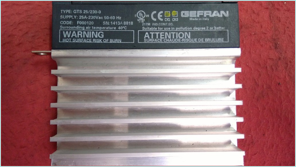 GEFRAN GTS 25/230-0 F000120  25A KATI HAL RÖLESİ