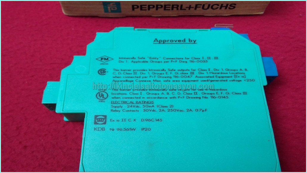 PEPPERL FUCHS KFD2-SR2-EX2.W SIFIR KUTULU ANAHTARLI AMPLİFİKATÖR