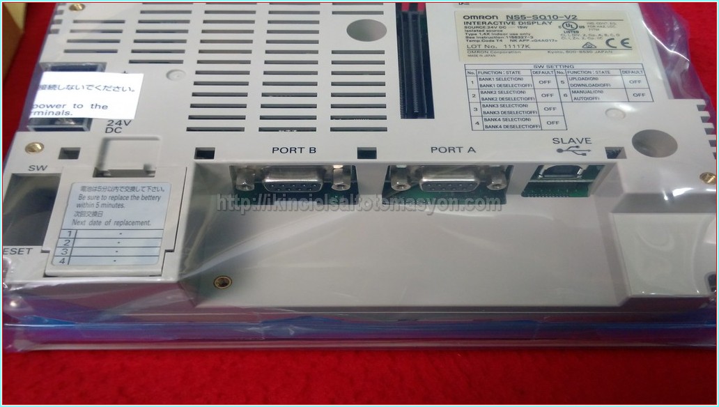 OMRON NS5-SQ10-V2 SIFIR KUTULU HMI TOUCH OPERATÖR PANEL