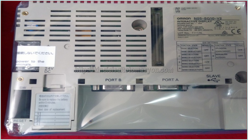 OMRON NS5-SQ10-V2 SIFIR KUTULU HMI TOUCH OPERATÖR PANEL