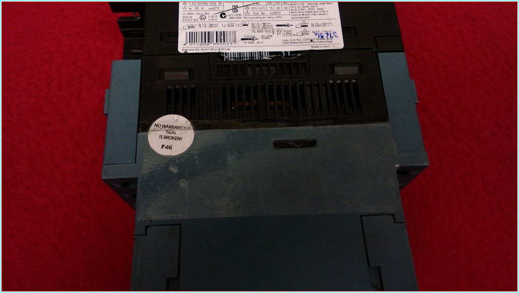 SIEMENS 3RW3037-1BB14 3RW3044-1AB14 30 KW SOFT STARTER 30KW YUMUŞAK YOL VERME