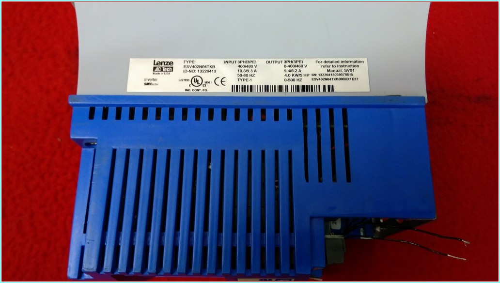 LENZE ESV402N04TXB ESV402N04TXB522 4KW SÜRÜCÜ