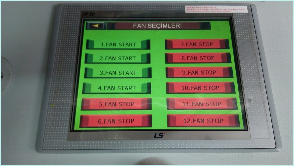 LS XP50-TTE/DC OPERATÖR PANEL XBC-DR30SU PLC XBF-AH04A