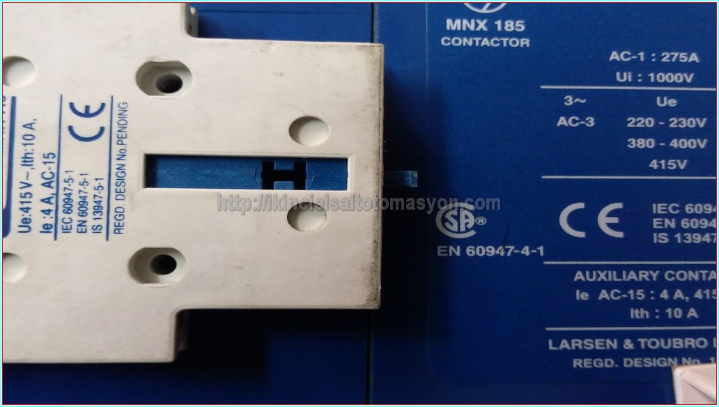 MNX 185 275A KONTAKTÖR KONTAKLARI SIFIR