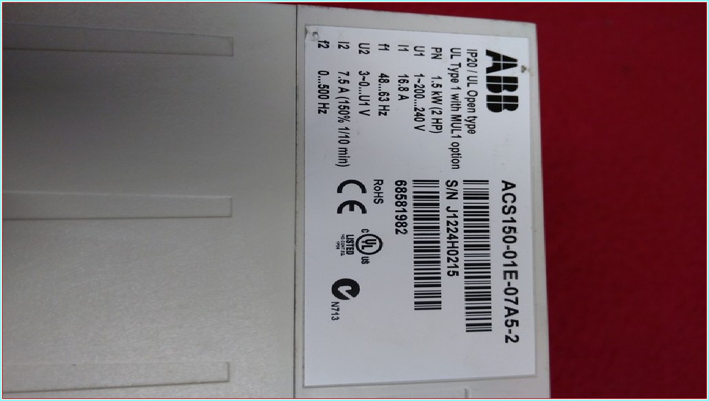 ABB ACS150-01E-07A5-2 ACS150 1,5 KW SÜRÜCÜ