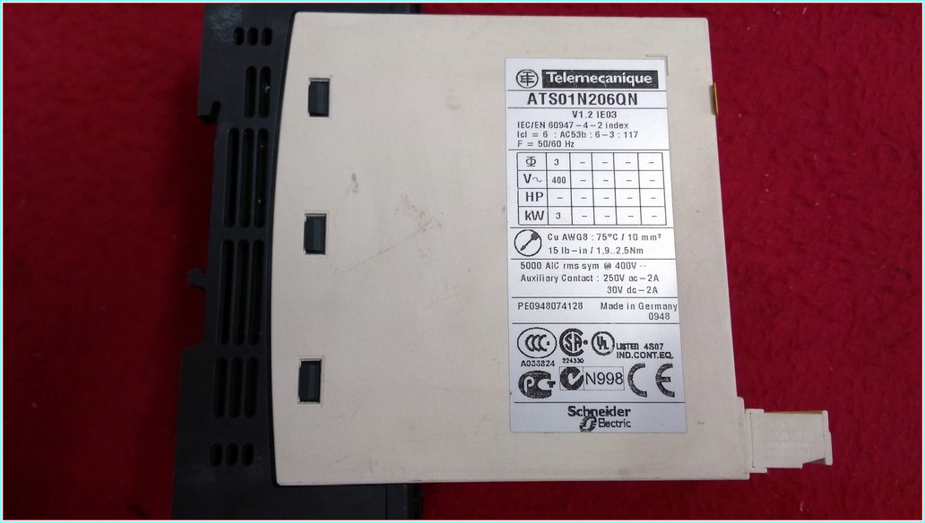 TELEMECANİQUE ATS01N206QN 3 KW YUMUŞAK YOL VERME