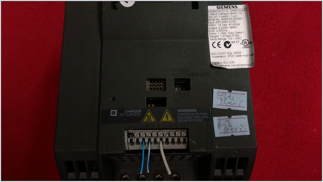 SIEMENS 6SL3211-0AB21-1UA1 1,1 KW 220V SÜRÜCÜ 