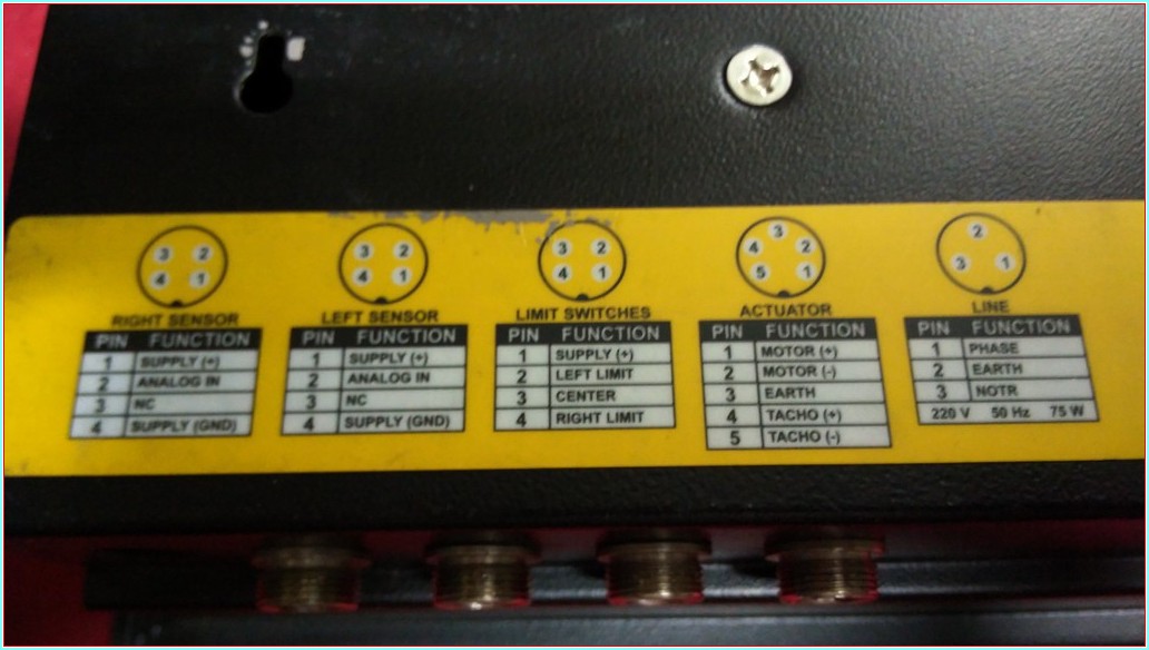 PEARL WEB GUIDE MC BASED 06 KENAR KONTROL CİHAZI