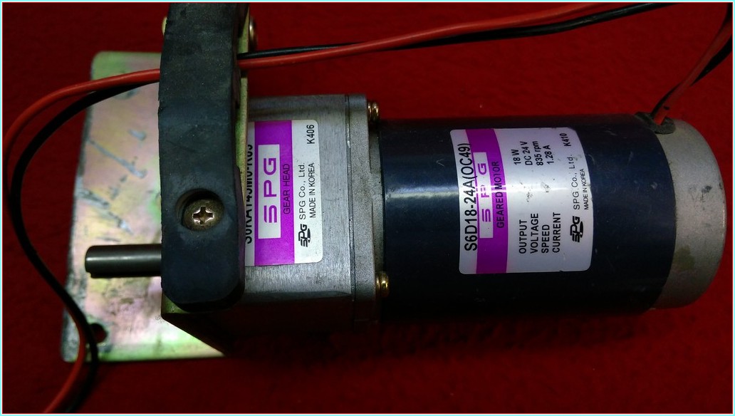 SPG S6D18-24A (OC49) GEARED MOTOR DC REDİKTÖRLÜ MOTOR