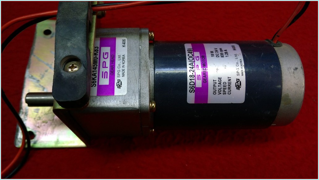 SPG S6D18-24A (OC49) GEARED MOTOR DC REDİKTÖRLÜ MOTOR