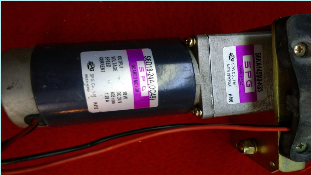 SPG S6D18-24A (OC49) GEARED MOTOR DC REDİKTÖRLÜ MOTOR