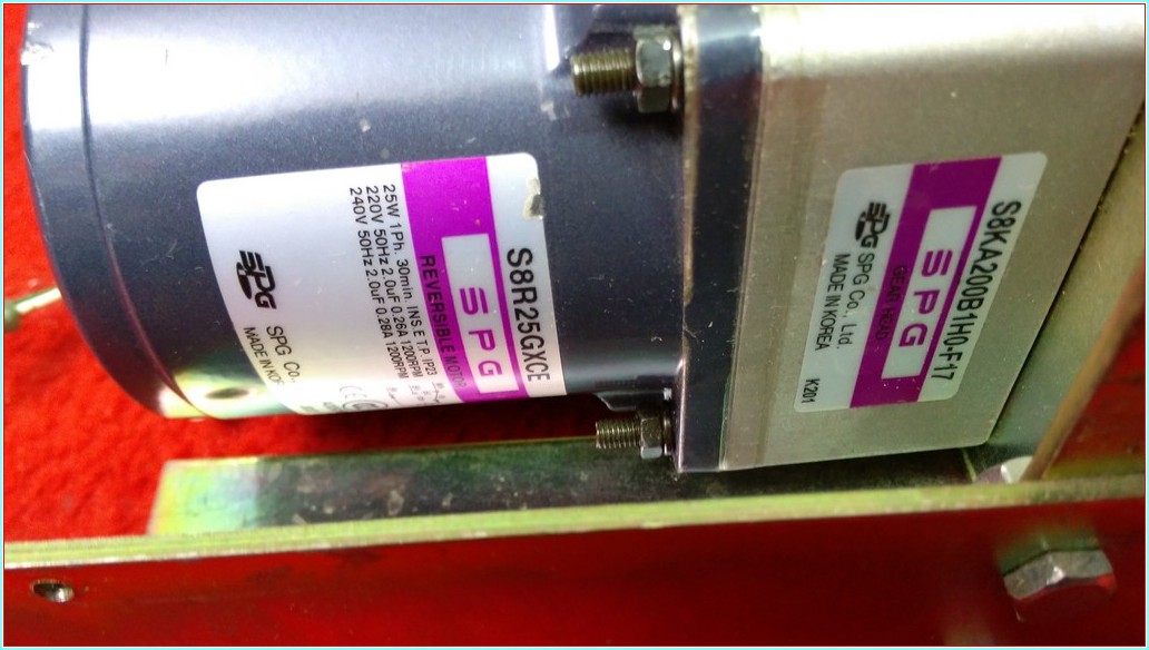 SPG S8R25GXCE REDİKTÖRLÜ MOTOR