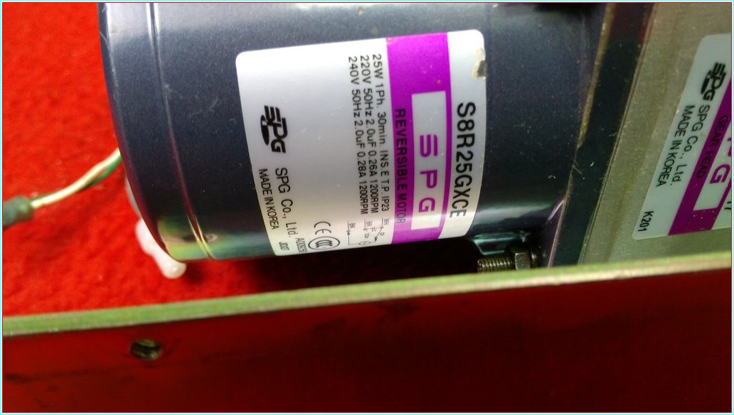 SPG S8R25GXCE REDİKTÖRLÜ MOTOR