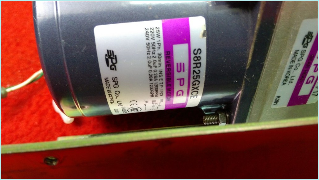 SPG S8R25GXCE REDİKTÖRLÜ MOTOR