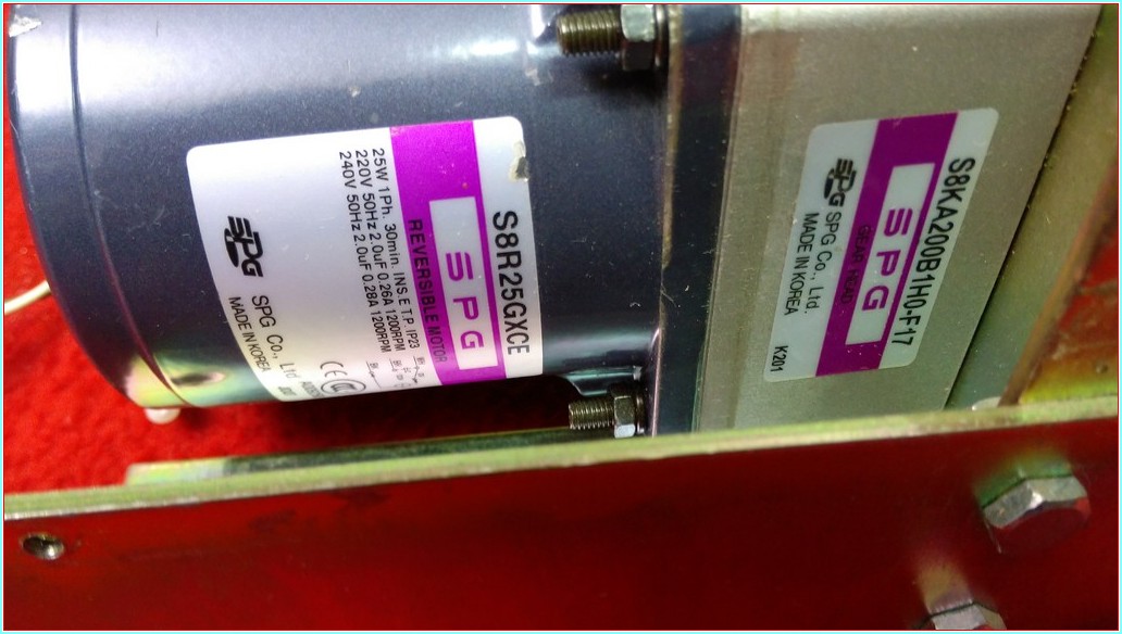 SPG S8R25GXCE REDİKTÖRLÜ MOTOR